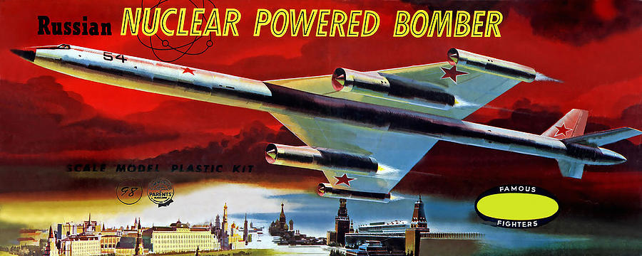 Russian Nuclear Powered Bomber Painting by Unknown