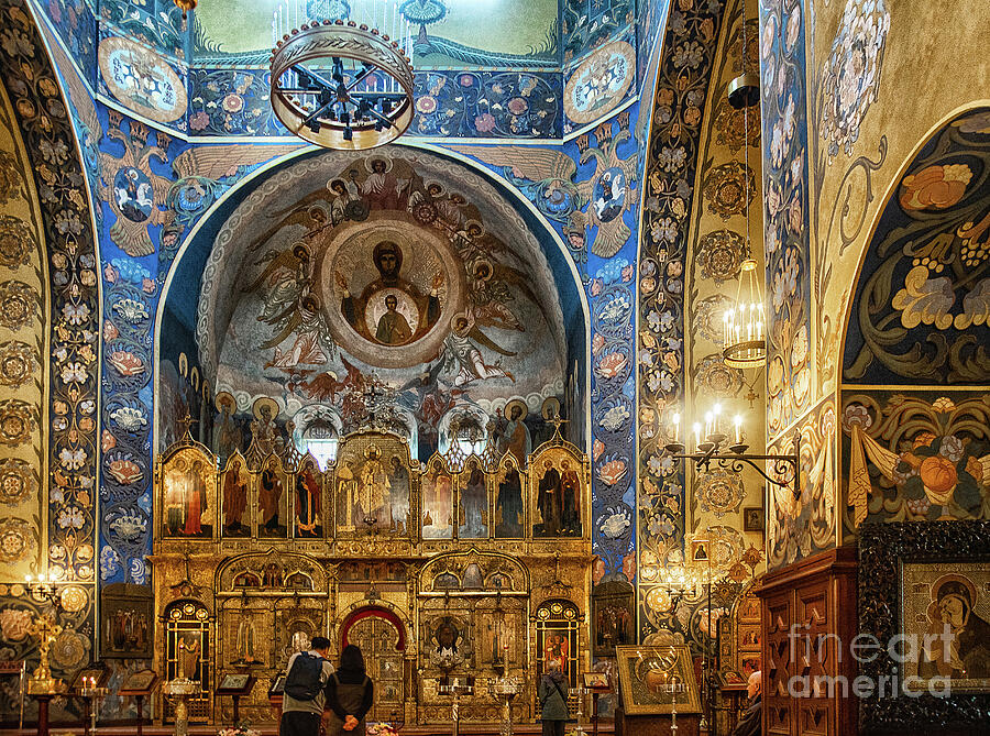 Russian Orthodox Cathedral Nice France Interior Photograph by 