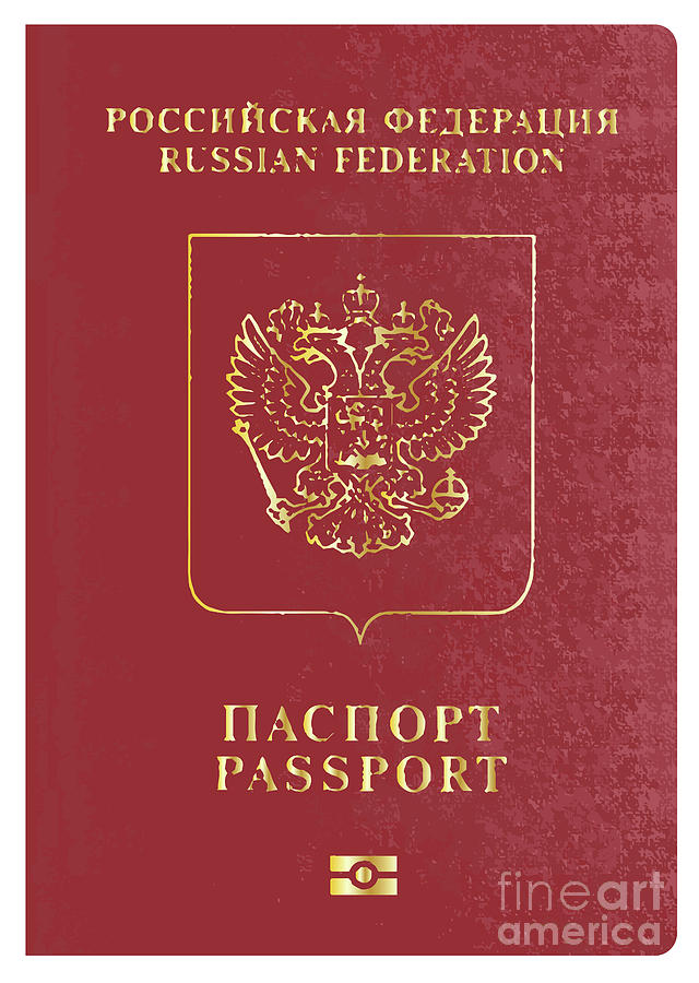 Russian Passport Digital Art by Bigalbaloo Stock