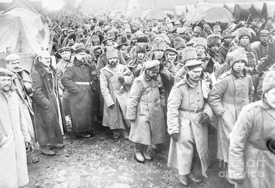 Russian Prisoners Captured By Germans Photograph by Bettmann