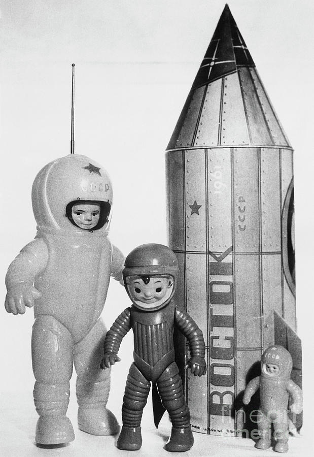 Moscow Photograph - Russian Space Toys by Bettmann
