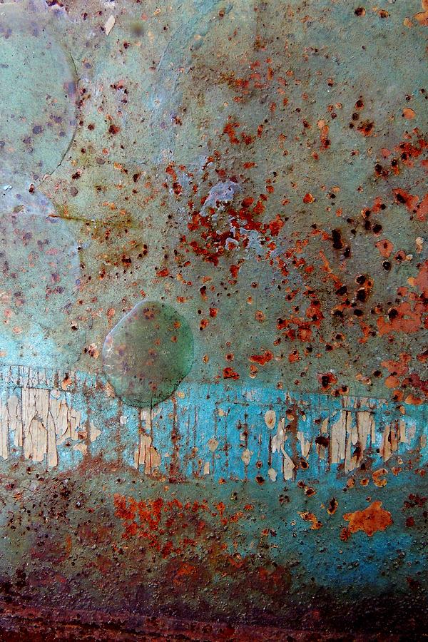 Rust and Paint Abstract Photograph by Denise Clark