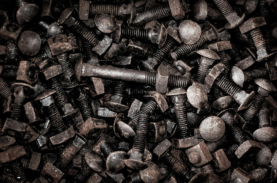 Rusted Bolts Photograph
