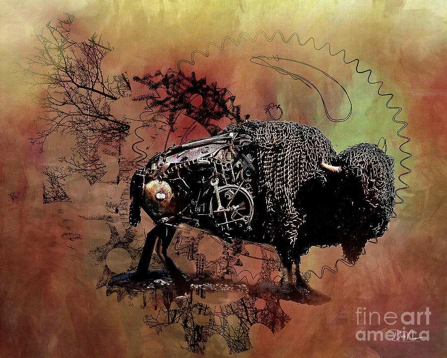 rusted Buffalo by Deb Nakano rusted Buffalo by Deb Nakano