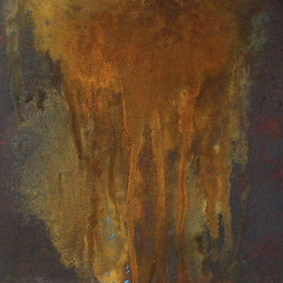 Abstract Painting - Rusted Falls 1 by Ch Studios
