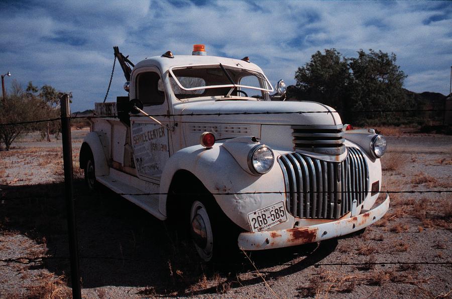 Rusted Tow Truck Photograph by Jim Steinfeldt