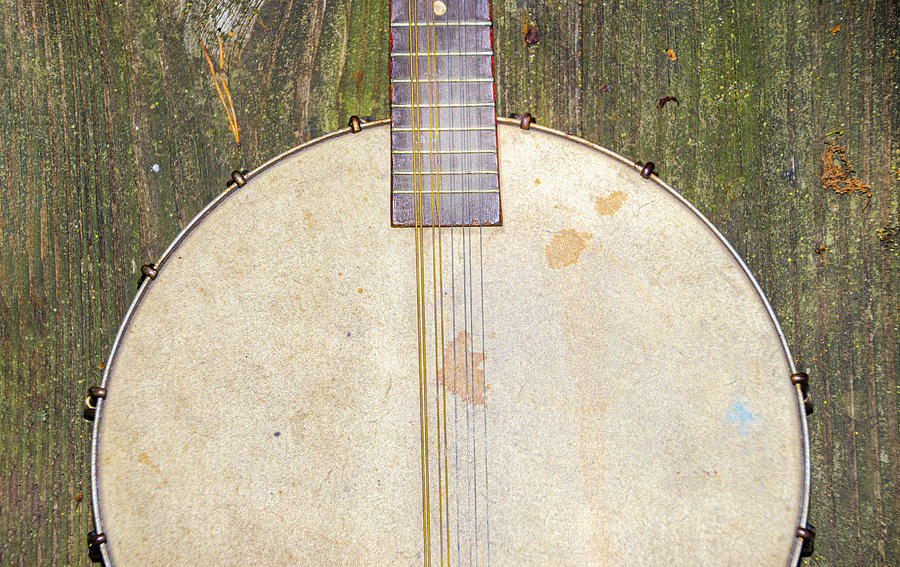 Rustic Banjo Mandolina  Photograph by Bill Cannon