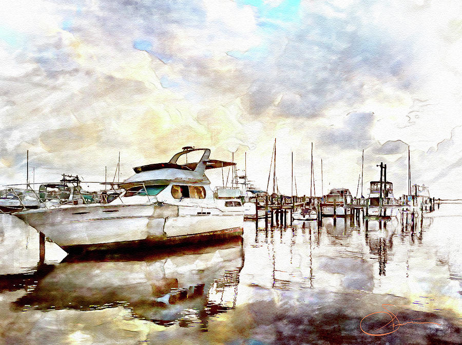 Rustic Boat Digital Art by Rob Smiths