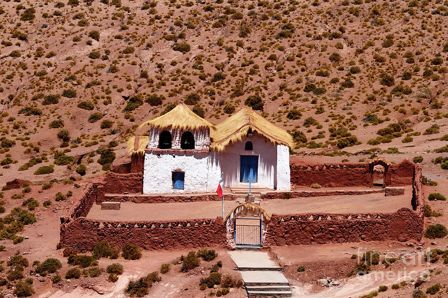 Rustic Church at Machuca Chile Photograph by James Brunker