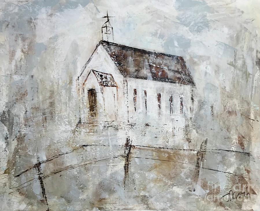 rustic church painting