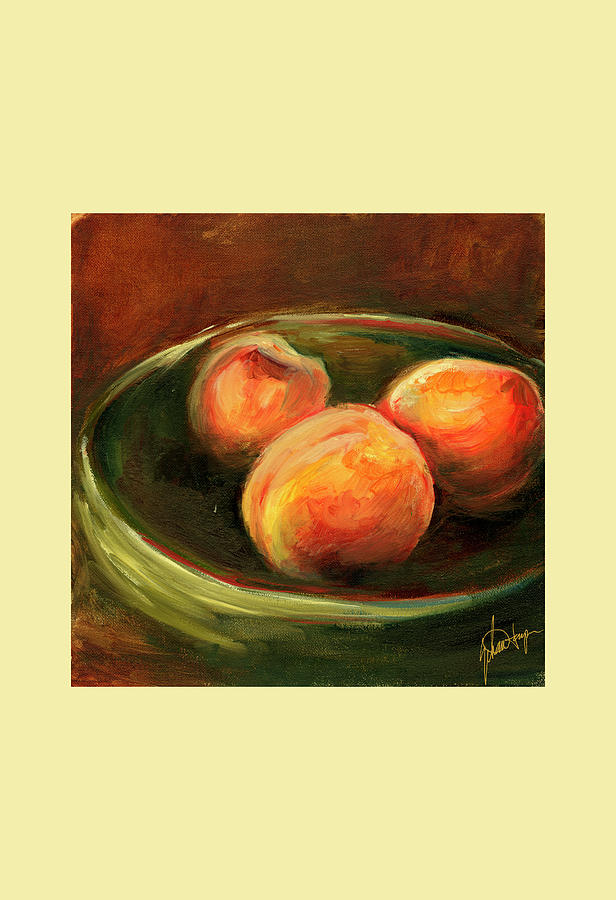Peach Painting - Rustic Fruit II by Ethan Harper