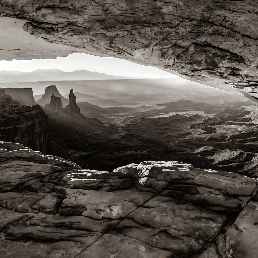 National Parks Photograph - Rustic Landscape of Canyonlands National Park - Sepia Edition by Gregory Ballos