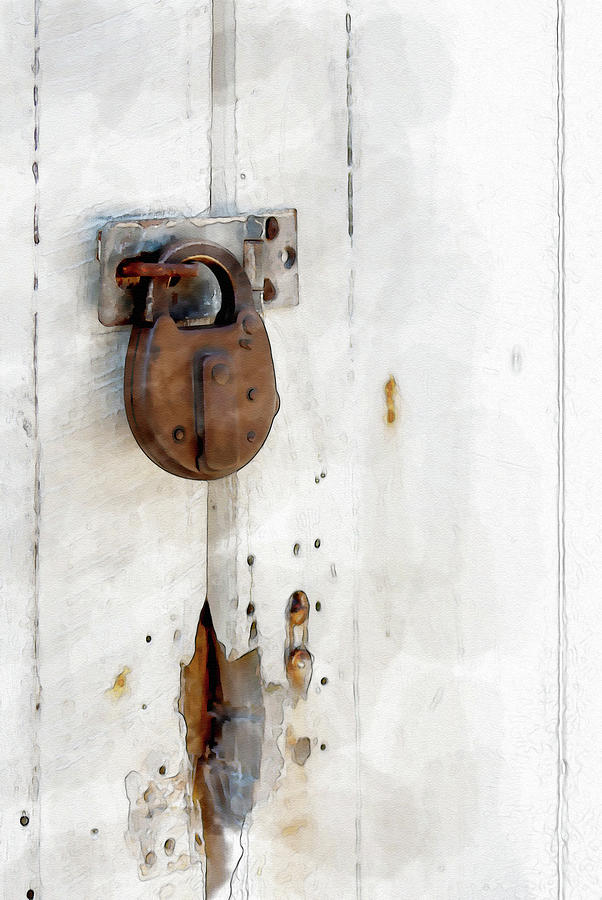 Rustic Lock Digital Art by Rob Smiths