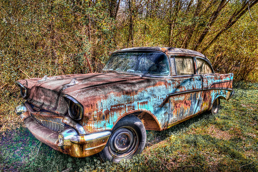 Rusty 57 Chevy Photograph by Lloyd Gillies - Fine Art America