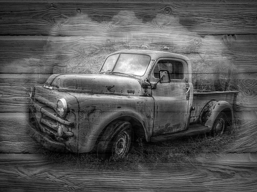 Rusty Black and White Photograph by Debra and Dave Vanderlaan