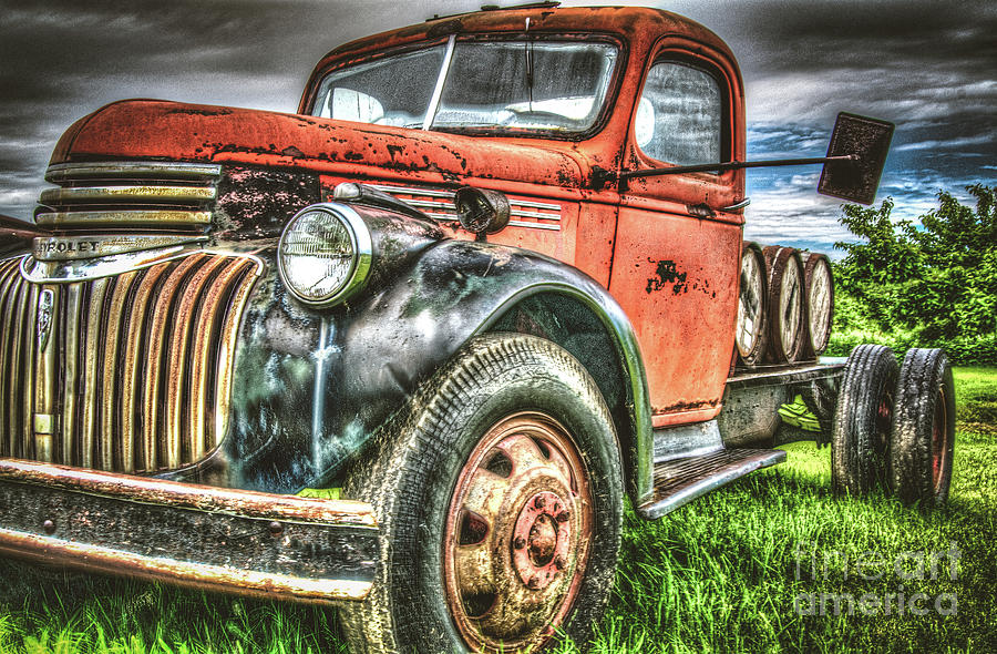 Rusty Chevrolet Photograph by Deborah Klubertanz - Fine Art America