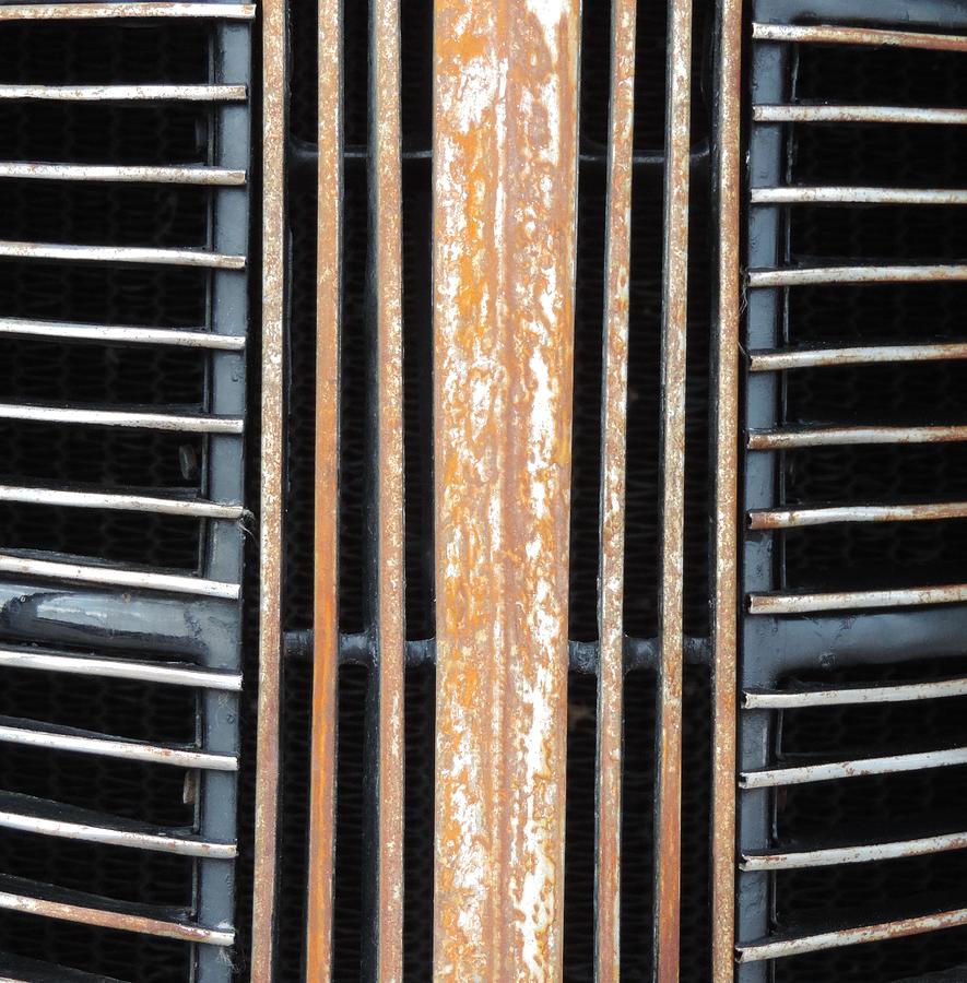 Rusty Grille Photograph by Bill Tomsa