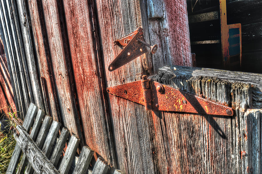 Rusty Hinges Photograph by Don Wolf