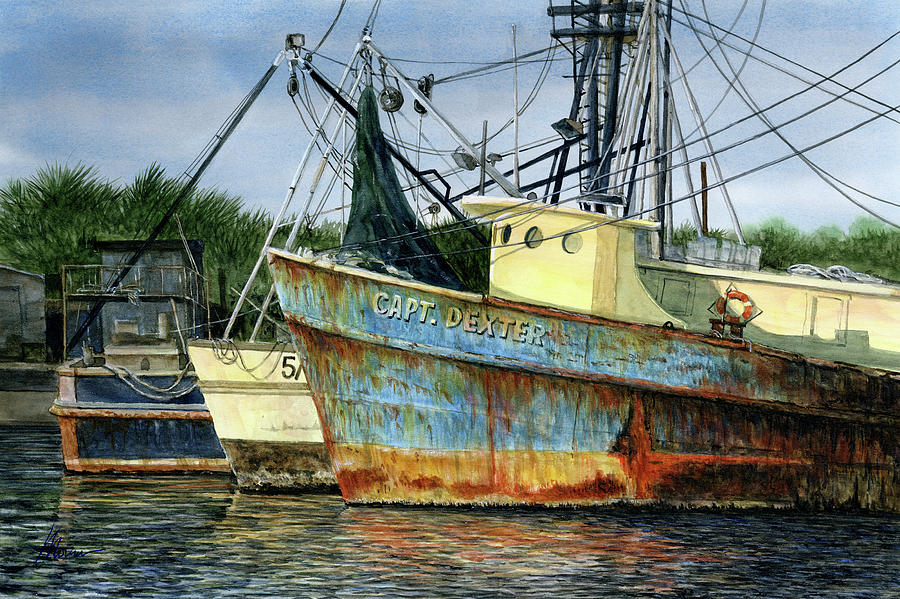 Boat Photograph - Rusty Ladies by John Morrow