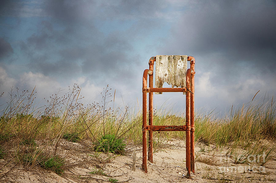 Rusty Lifeguard Chair Photograph