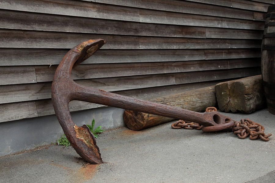 Rusty Old Anchor Photograph by Allen Ng - Fine Art America