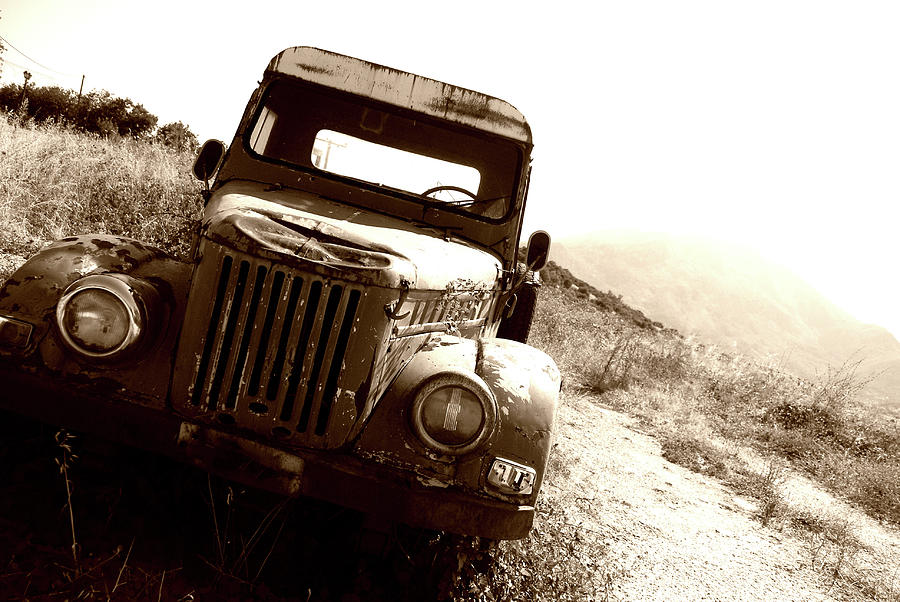 Rusty Old Pickup Photograph by Tito Slack