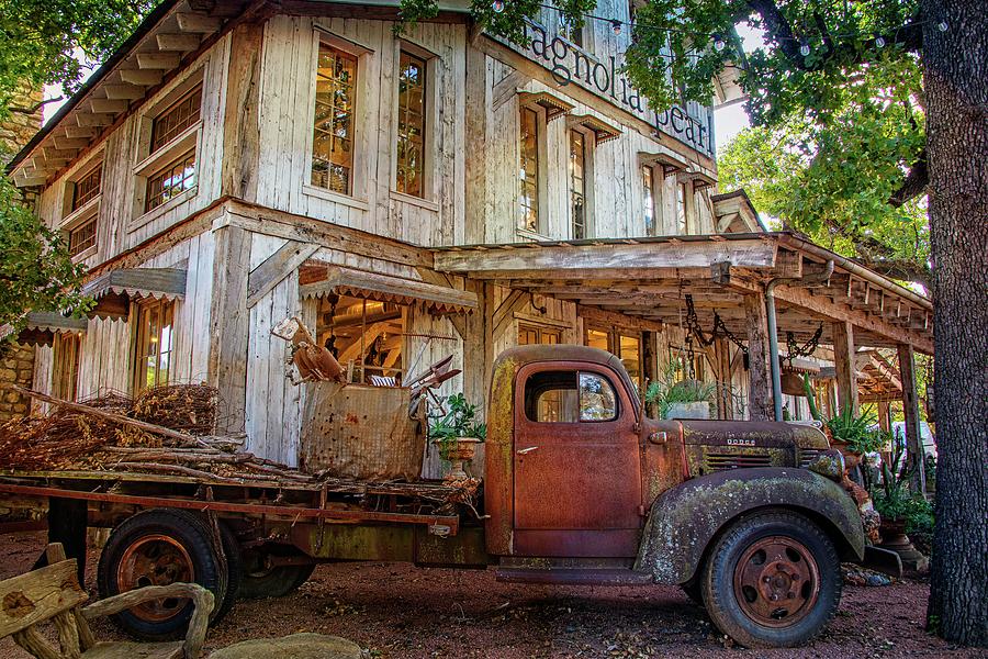 Rusty Relic at Magnolia Pearl in Fredericksburg Photograph by Lynn Bauer