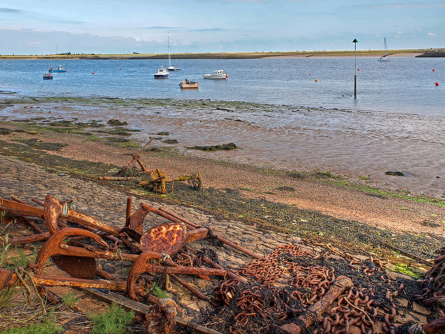 Rusty Remains of Boats Burnham On Crouch Photograph by Gill Billington