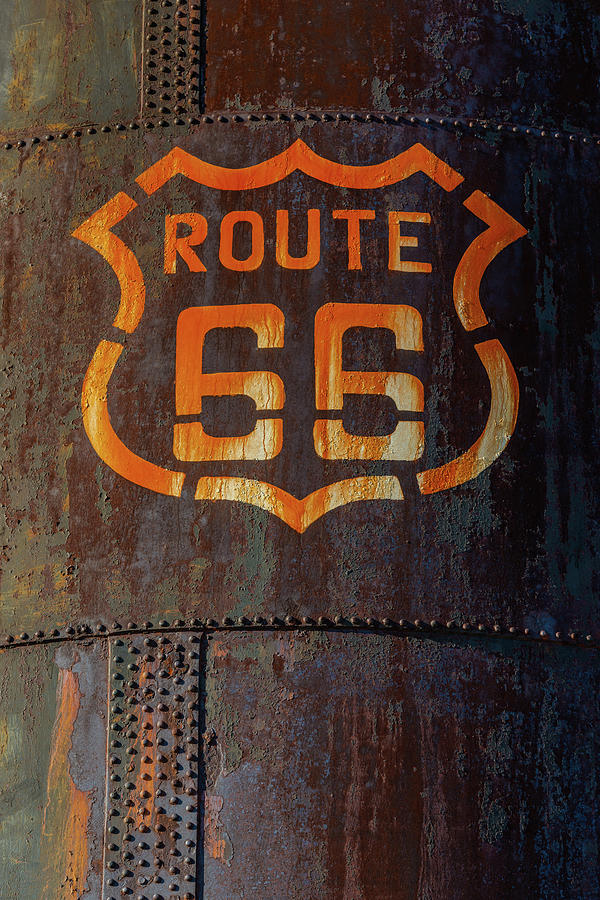 Vintage Photograph - Rusty Route 66 - 2 by Wayne Stadler