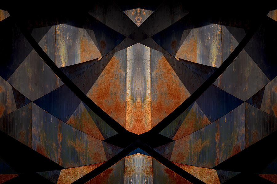 Abstract Photograph - Rusty Shapes by Greetje Van Son