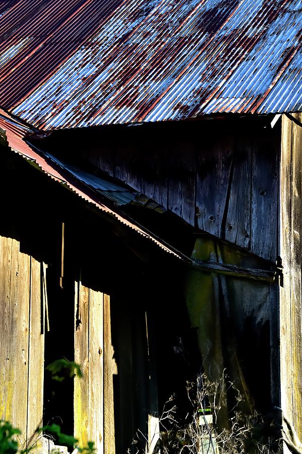 Rusty Tin Roof Barn Photograph by Jerry Sodorff