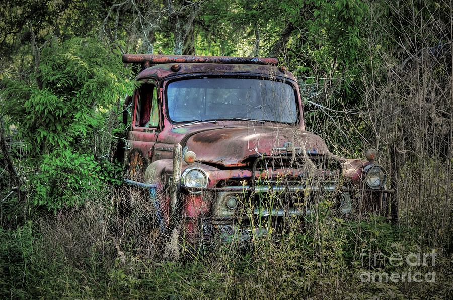 Rusty Truck Digital Art by Savannah Gibbs