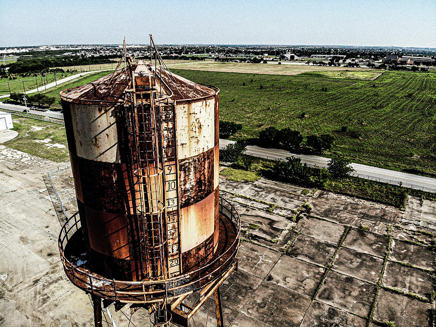 Rusty Water Tower Photograph by Tim Kuret
