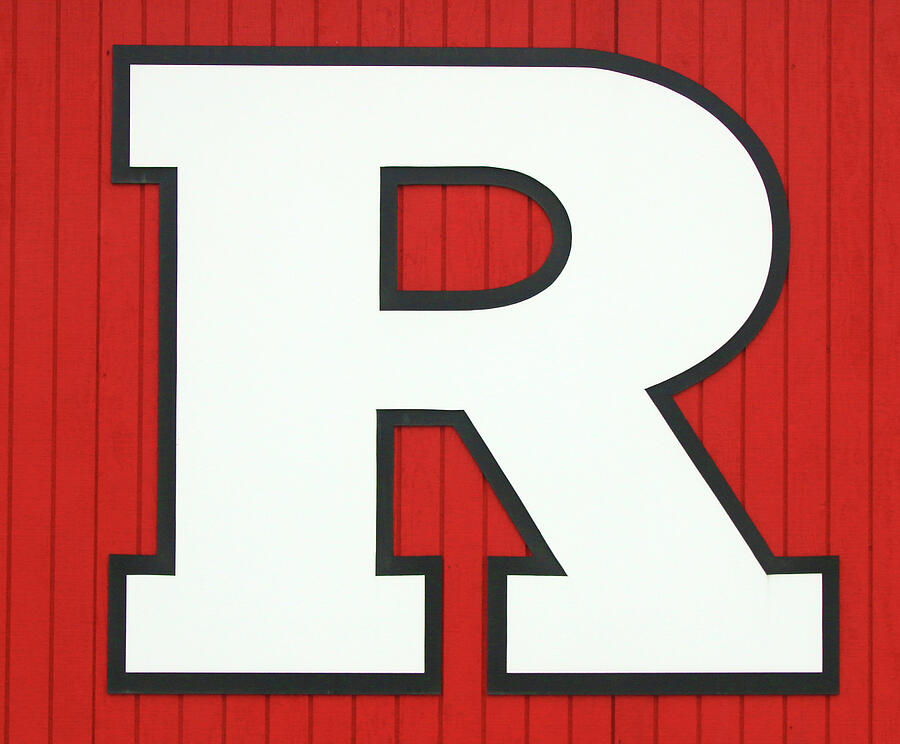 Rutgers Block R # 3 Photograph by Allen Beatty