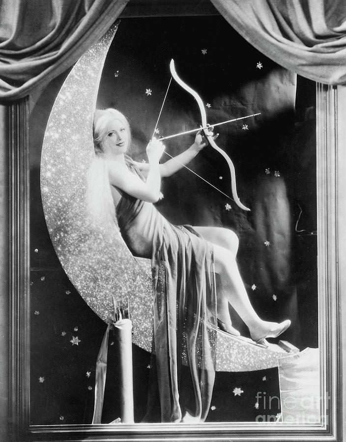 Ruth Chatterton In Crescent Moon Photograph by Bettmann