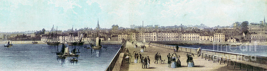 Ryde From The Pier, Isle Of Wight, 19th Drawing by Print Collector