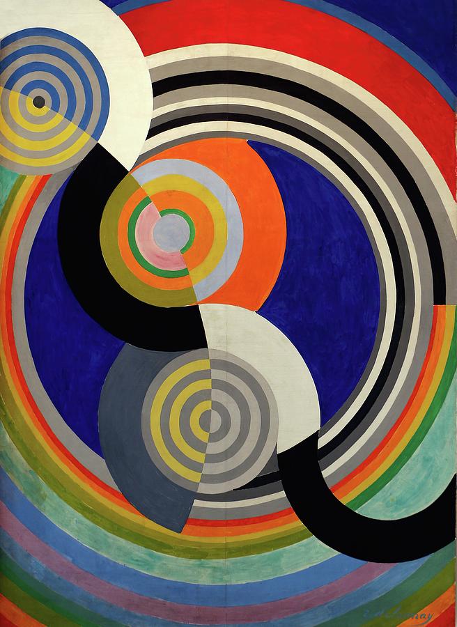 Rythme N2 Painting by Robert Delaunay - Fine Art America