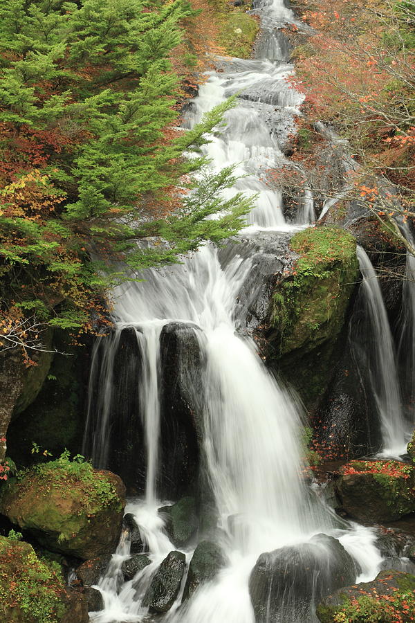 Ryuzu-no-taki Waterfall Photograph by Satoson