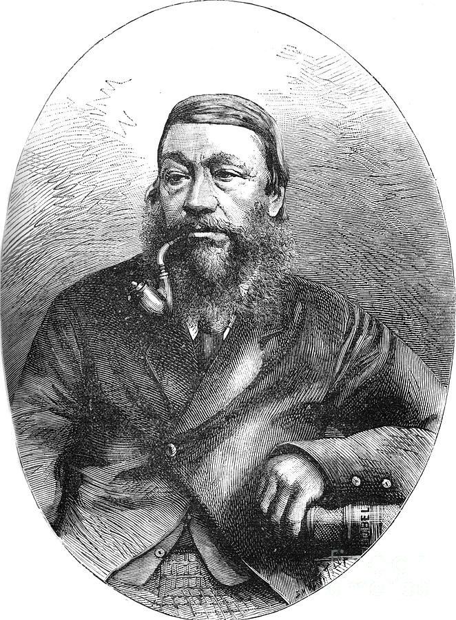 S J Paul Kruger Drawing by Print Collector