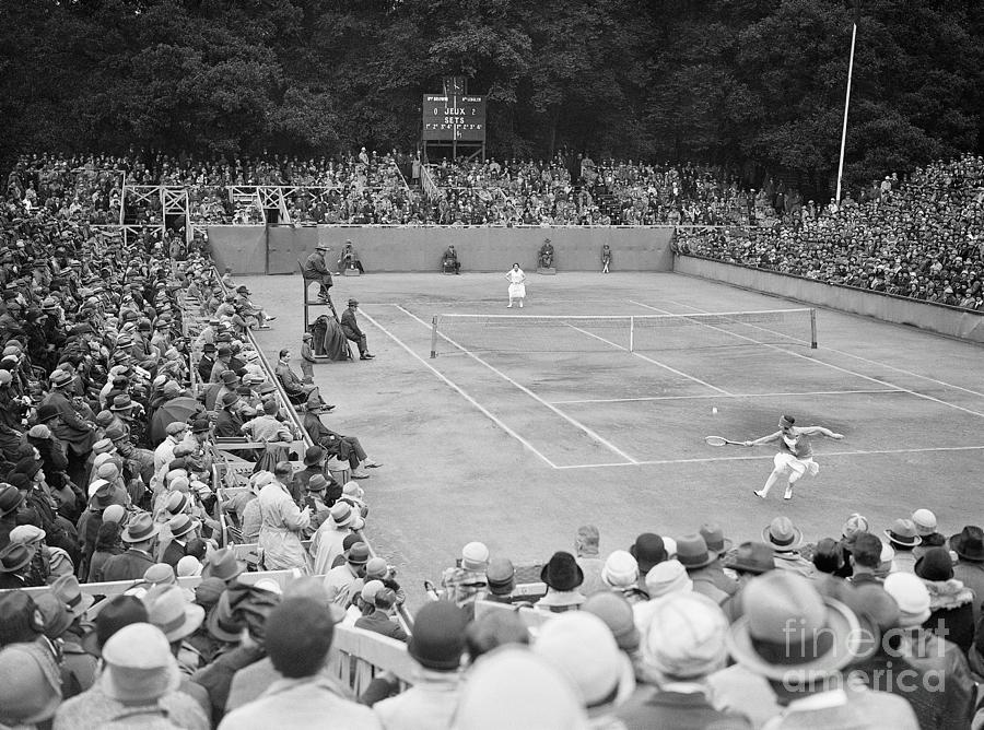 S. Lenglen And M.k. Browne In France Photograph by Bettmann