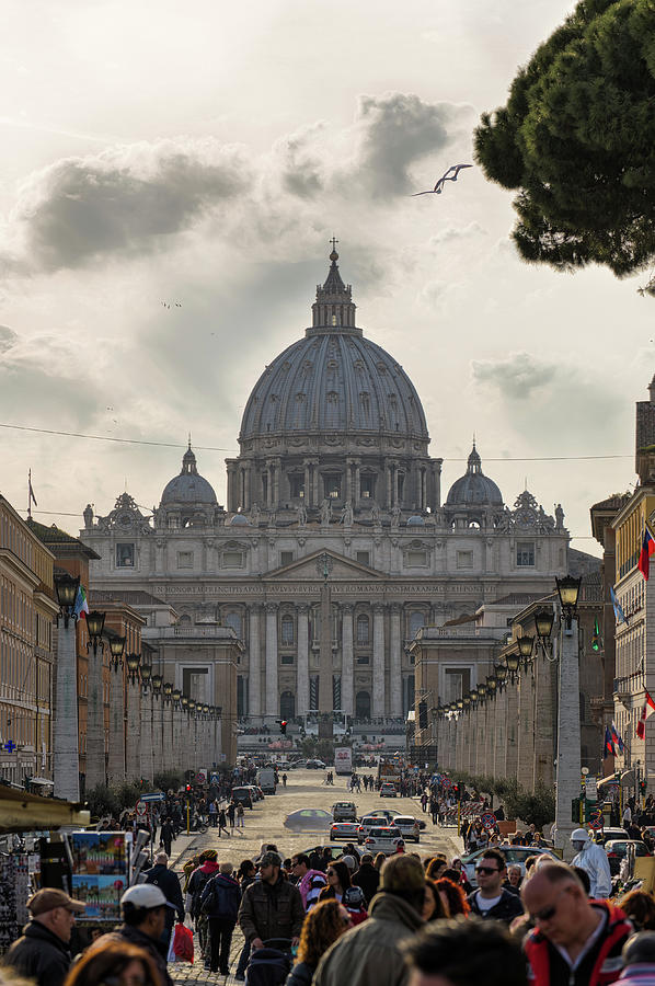 St Peter's Basilica Photograph - S. Peters Way by Giuseppe Torre St Peter's Basilica Photograph - S. Peters Way by Giuseppe Torre
