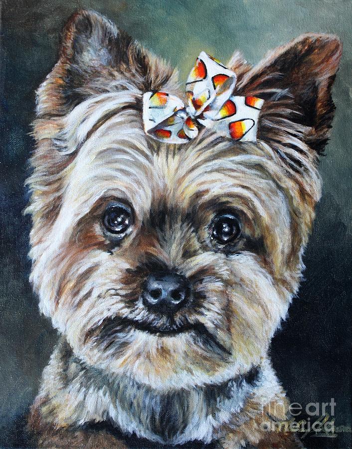 Dog Painting - Sable by Misha Ambrosia