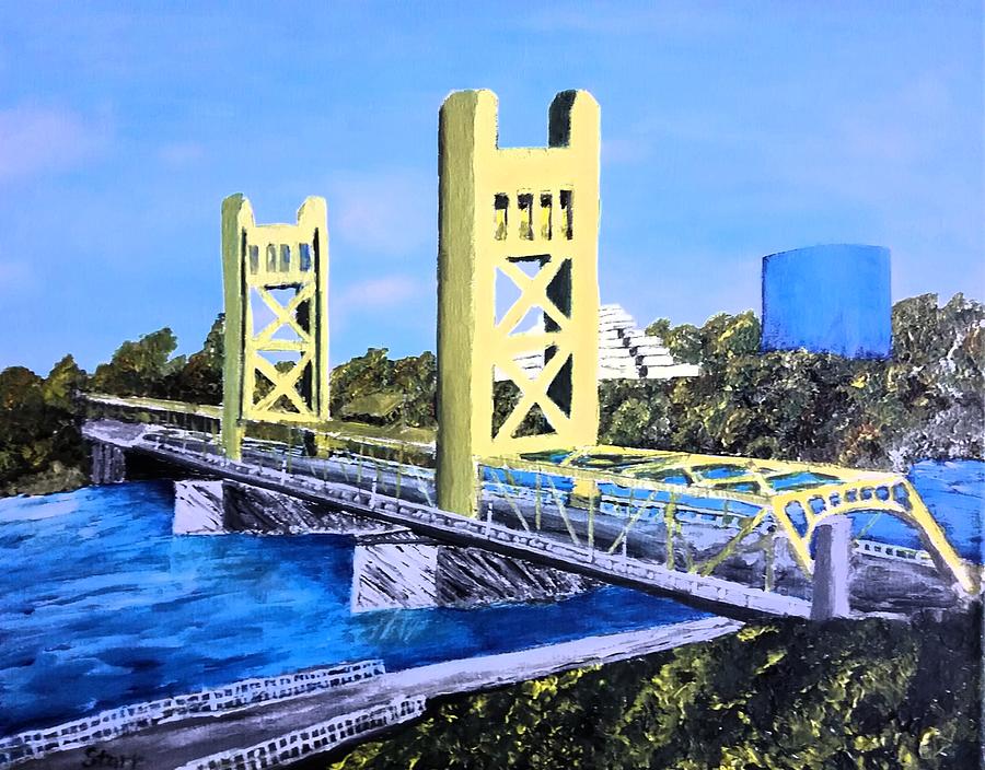 Sacramento Tower Bridge Painting