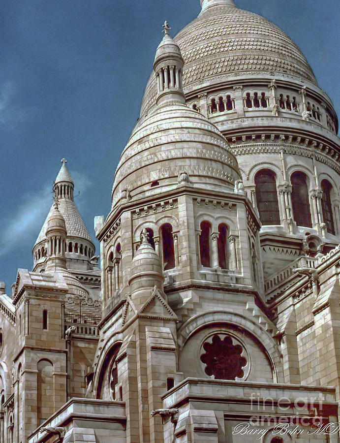 Sacre coeur basilica Photograph by Barry Bohn