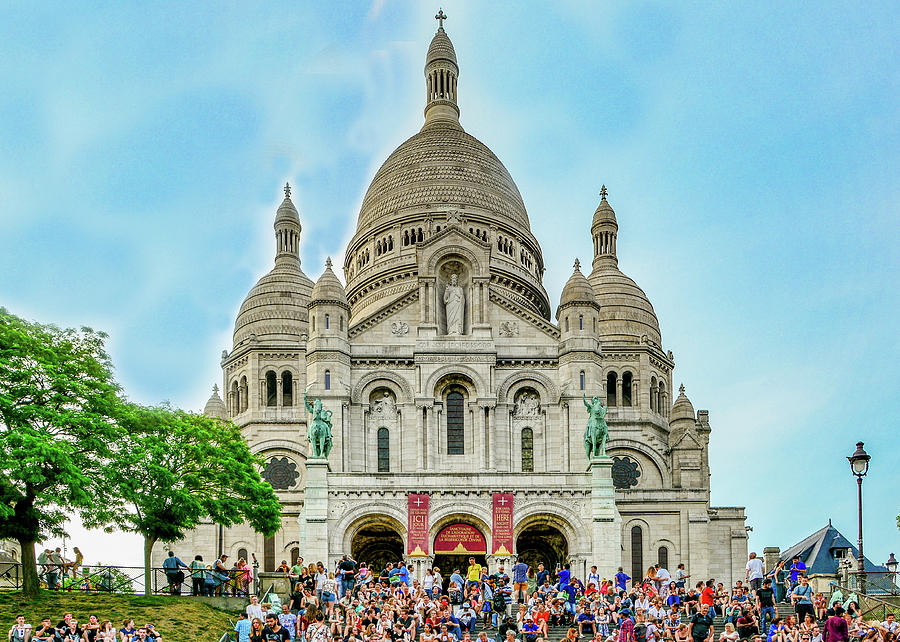 Sacre Coeur, Paris Photograph by Marcy Wielfaert