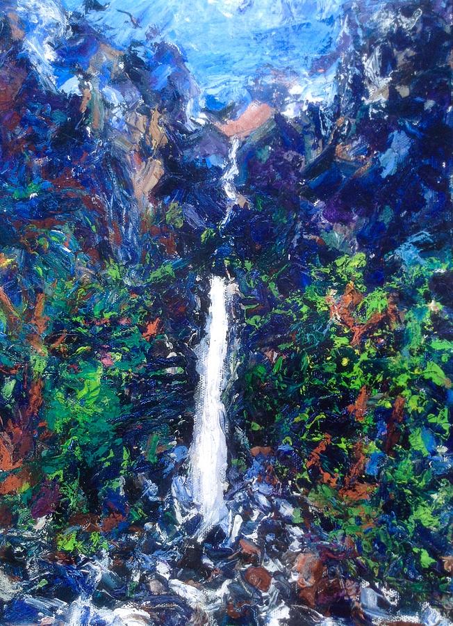 Sacred Falls Painting by Jeffrey Scrivo