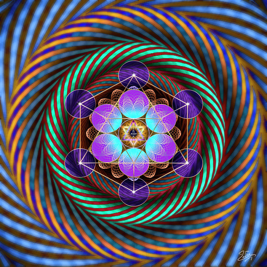 Sacred Geometry 764 Digital Art by Endre Balogh