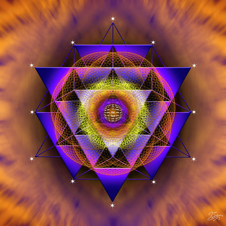 Sacred Geometry 776 Digital Art by Endre Balogh