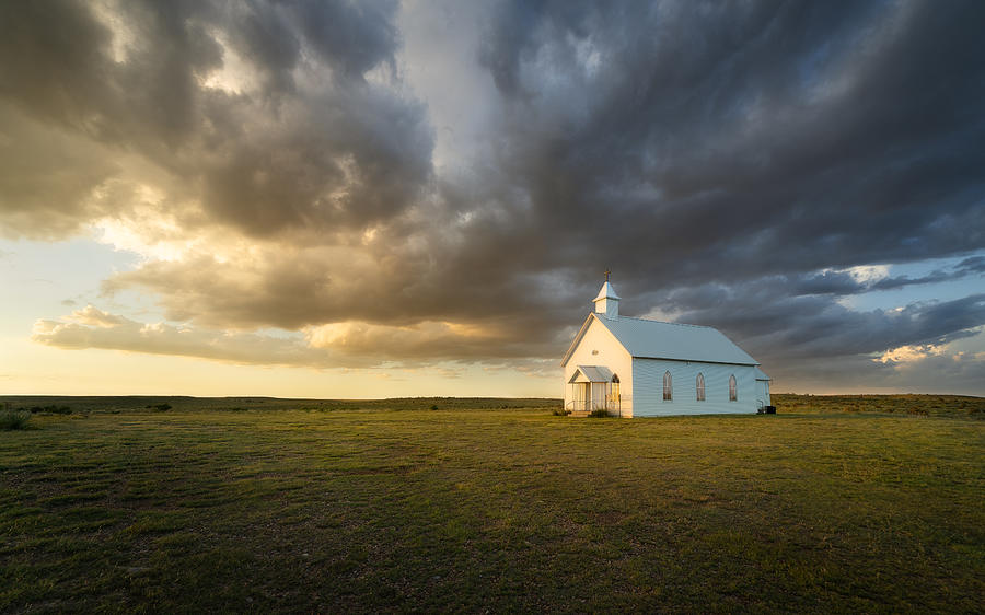 Sacred Heart Sunset Photograph by Evan Carpenter - Fine Art America