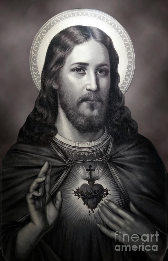 Sacred Heart of Jesus Photograph by Sacred Heart Holdings LLC - Fine ...